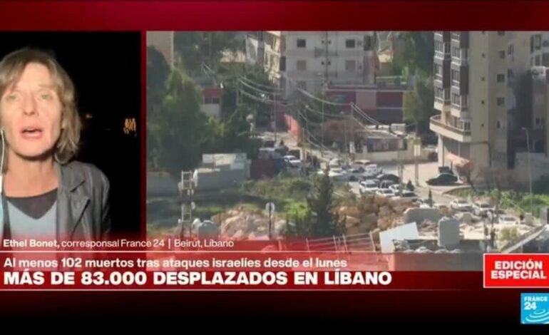 Informe desde Beirut: más de 83.000 desplazados en Líbano tras ofensiva israelí