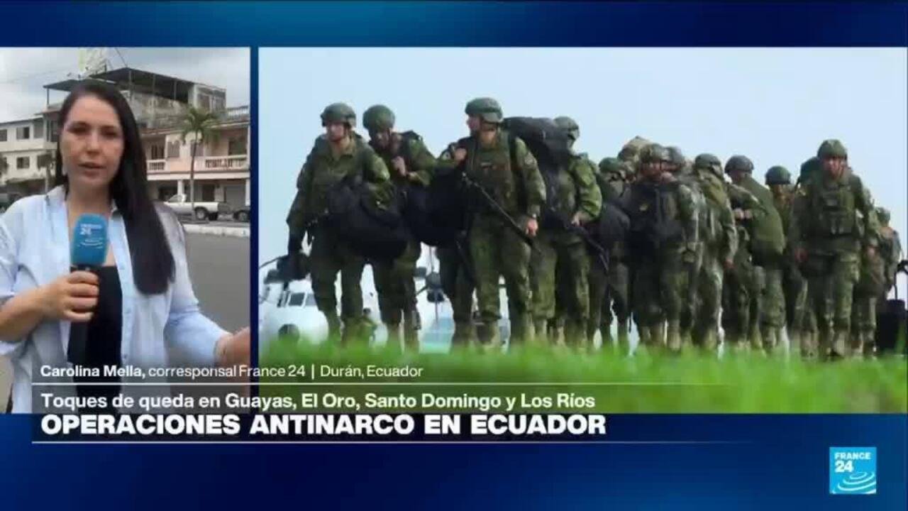 Informe desde Durán: toques de queda por operaciones antinarcotráfico en Ecuador