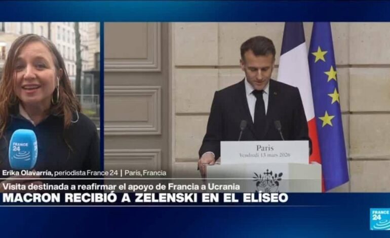 Informe desde París: Emmanuel Macron recibió a Volodímir Zelenski y reafirma apoyo a Ucrania