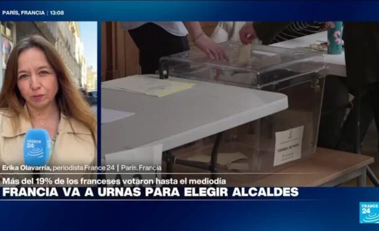 Informe desde París: la participación supera el 19% en las elecciones municipales en Francia