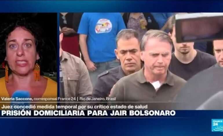 Informe desde Río de Janeiro: De Moraes concede prisión domiciliaria temporal a Bolsonaro