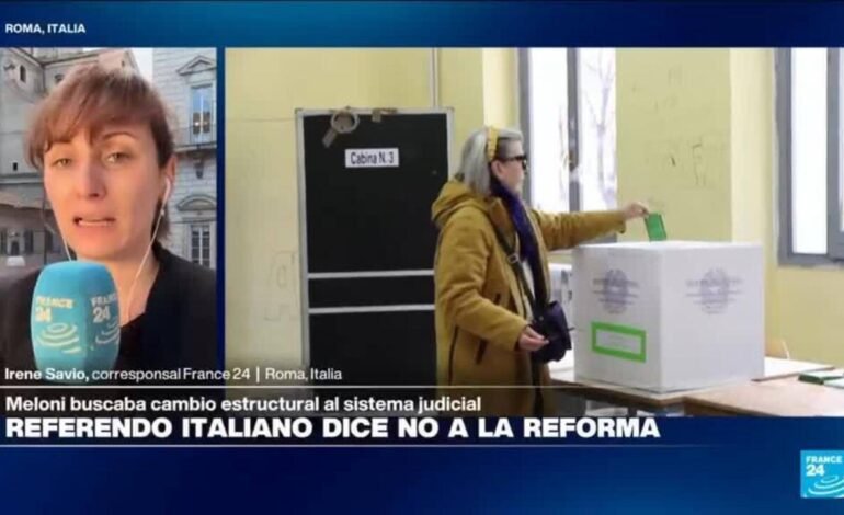 Informe desde Roma: Italia votó «no» a reforma judicial de Meloni