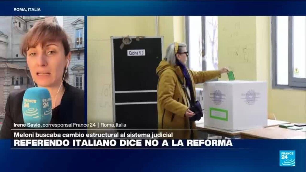 Informe desde Roma: Italia votó «no» a reforma judicial de Meloni
