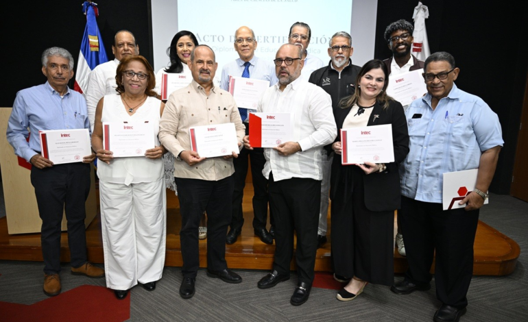INTEC realiza diplomado en Educación Médica