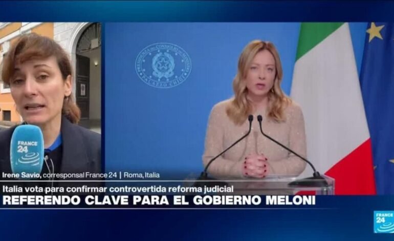 Italia vota un referendo constitucional decisivo para la reforma judicial impulsada por Meloni