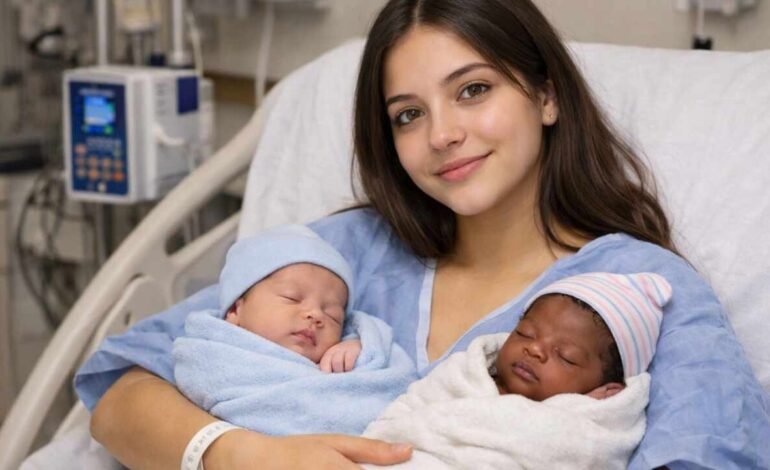 Joven de 19 años da a luz gemelos de padres distintos y el ADN confirma un fenómeno extremadamente raro