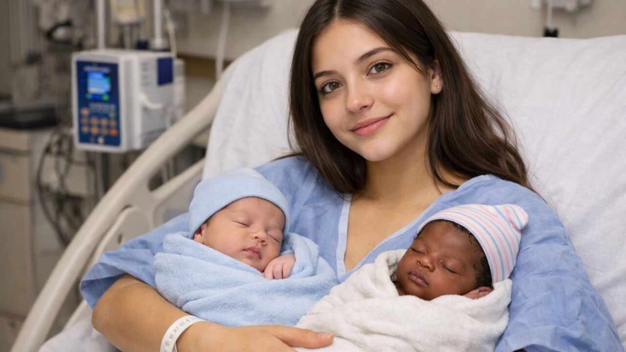 Joven de 19 años da a luz gemelos de padres distintos y el ADN confirma un fenómeno extremadamente raro