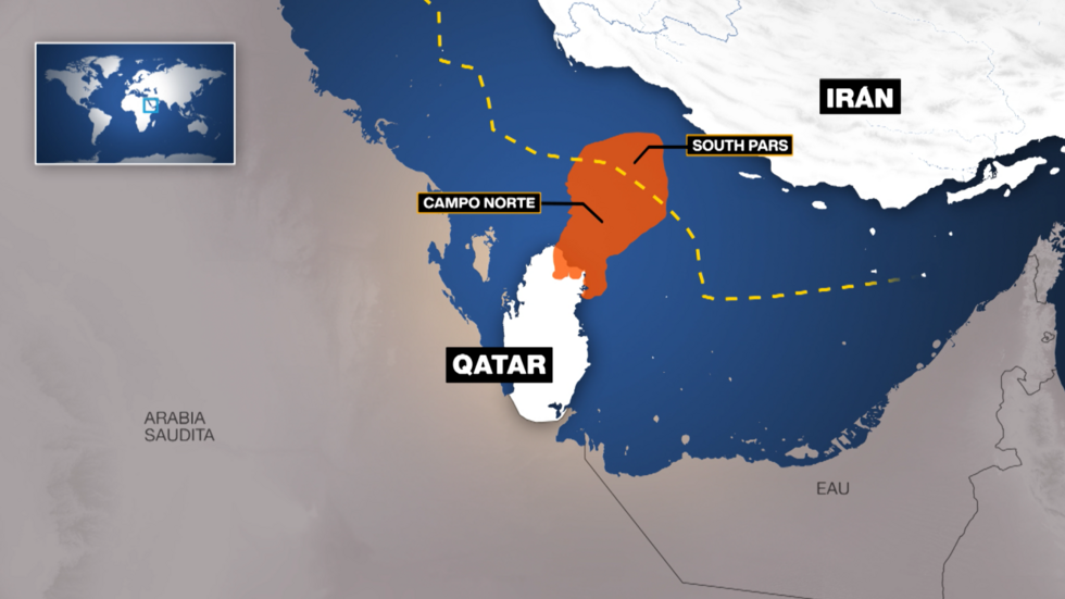 South Pars, instalación de propierdad iraní.