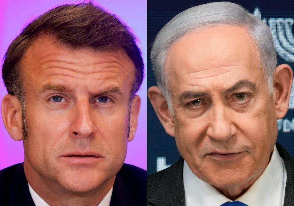 Macron insta a Nentanyahu a «abstenerse de una ofensiva terrestre» en Líbano