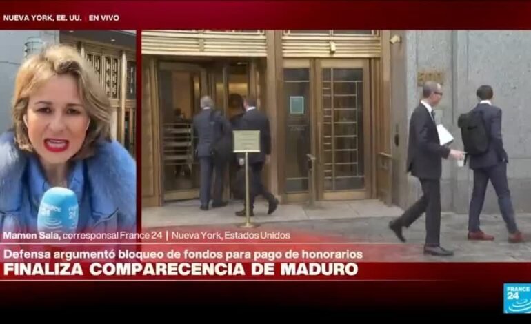 Maduro: juez descarta desestimar cargos de narcotráfico, pero cuestiona bloqueo de fondos para su defensa