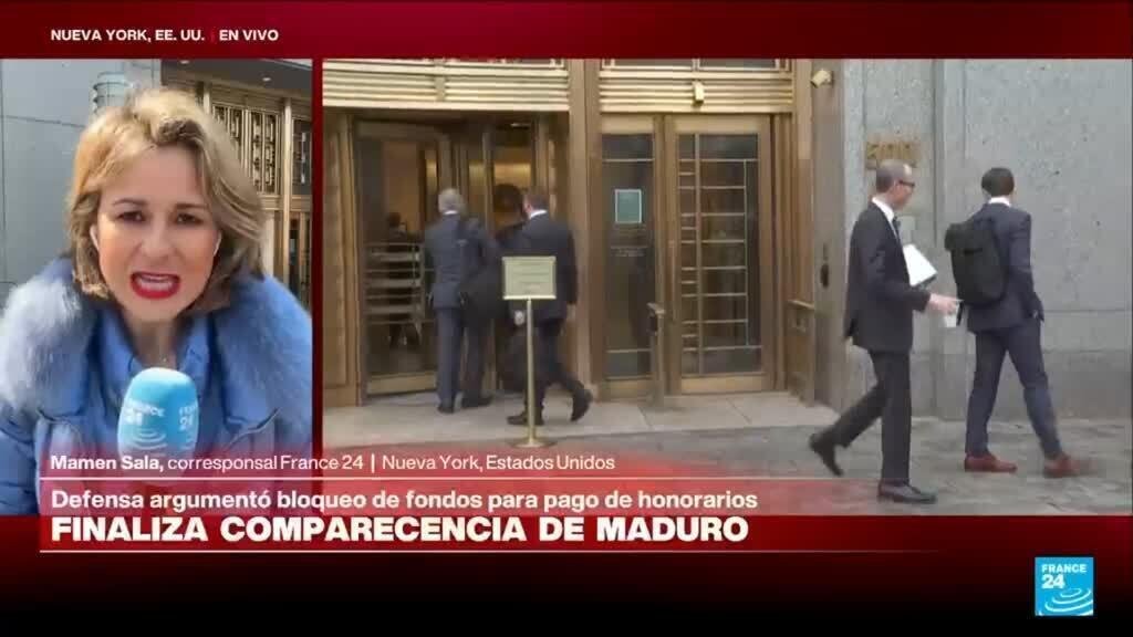 Maduro: juez descarta desestimar cargos de narcotráfico, pero cuestiona bloqueo de fondos para su defensa