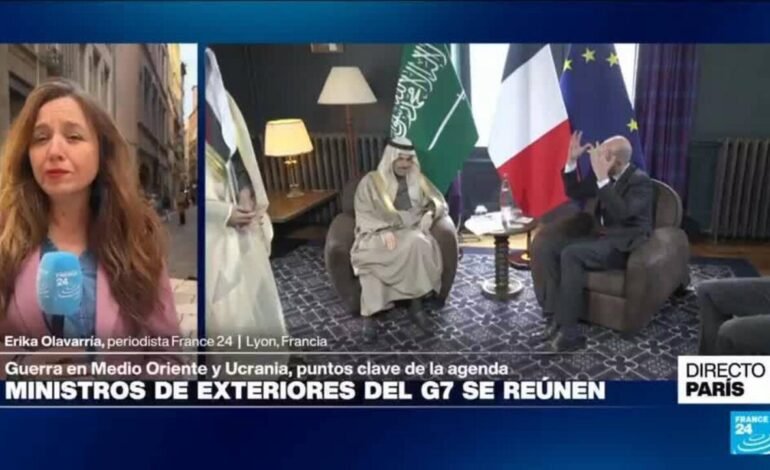 Ministros del G7 se reúnen con la guerra en Medio Oriente y Ucrania como eje central
