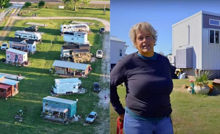 Mujer de 70 años invierte 150000 dólares para crear comunidad de viviendas pequeñas para mujeres