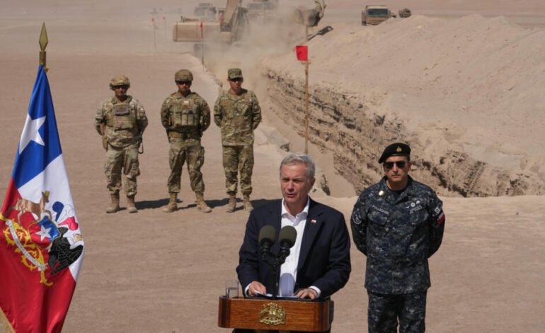 Muros y drones: Chile blinda su frontera por orden de Kast