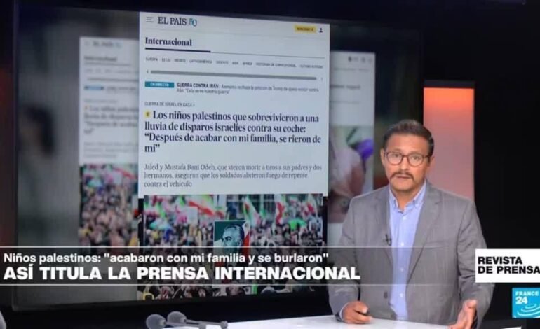 «Niños palestinos: después de acabar con mi familia se rieron de mí»: ‘El País’