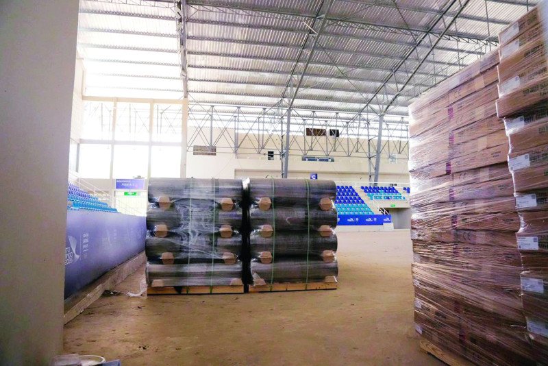 Pabellón de Voleibol recibe equipamiento para los JCC 2026