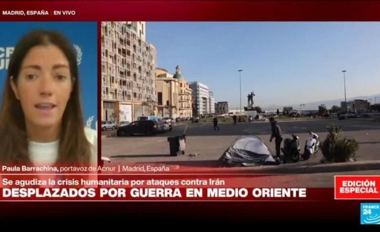 Paula Barrachina: «Mas de 330 mil personas se han visto desplazadas en Medio Oriente»