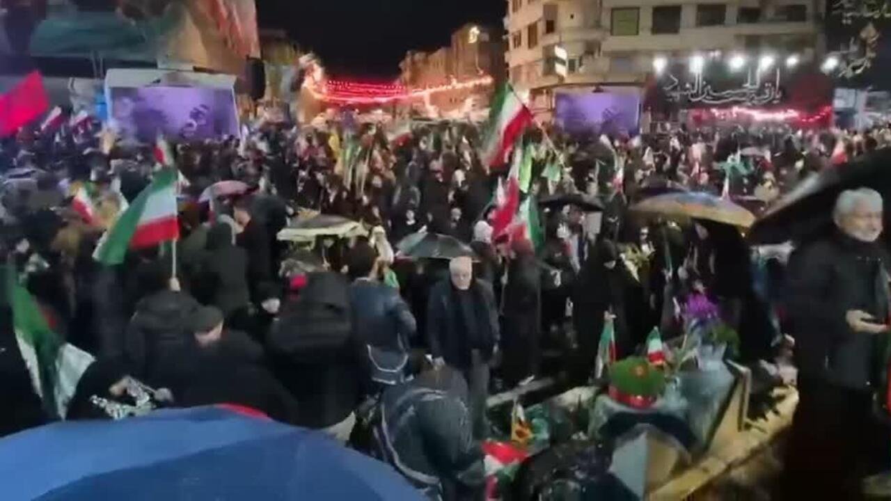 Protestas en Irán contra la guerra, las únicas permitidas por el Gobierno