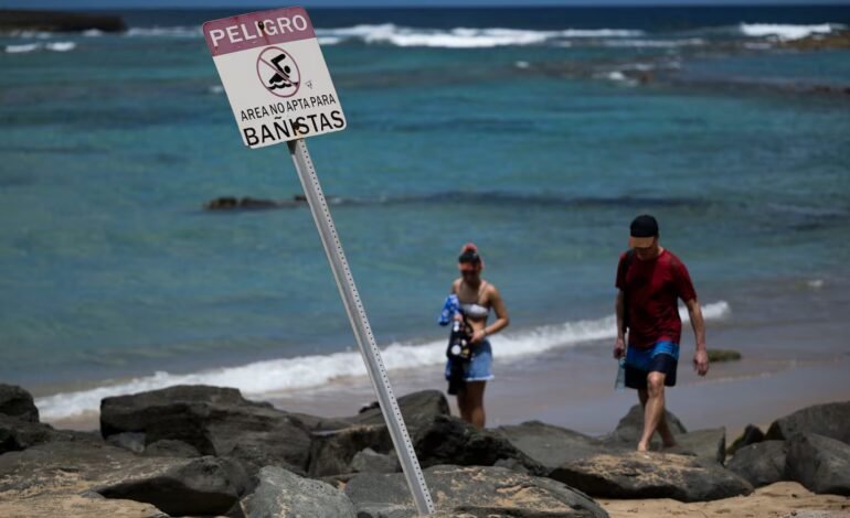 PUERTO RICO: Nueve turistas ahogados en 2026 en playas