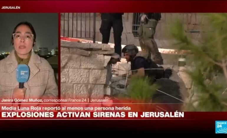 Restos de misil caen en Ciudad Vieja de Jerusalén; Irán amenaza a funcionarios de Israel y EE.UU.