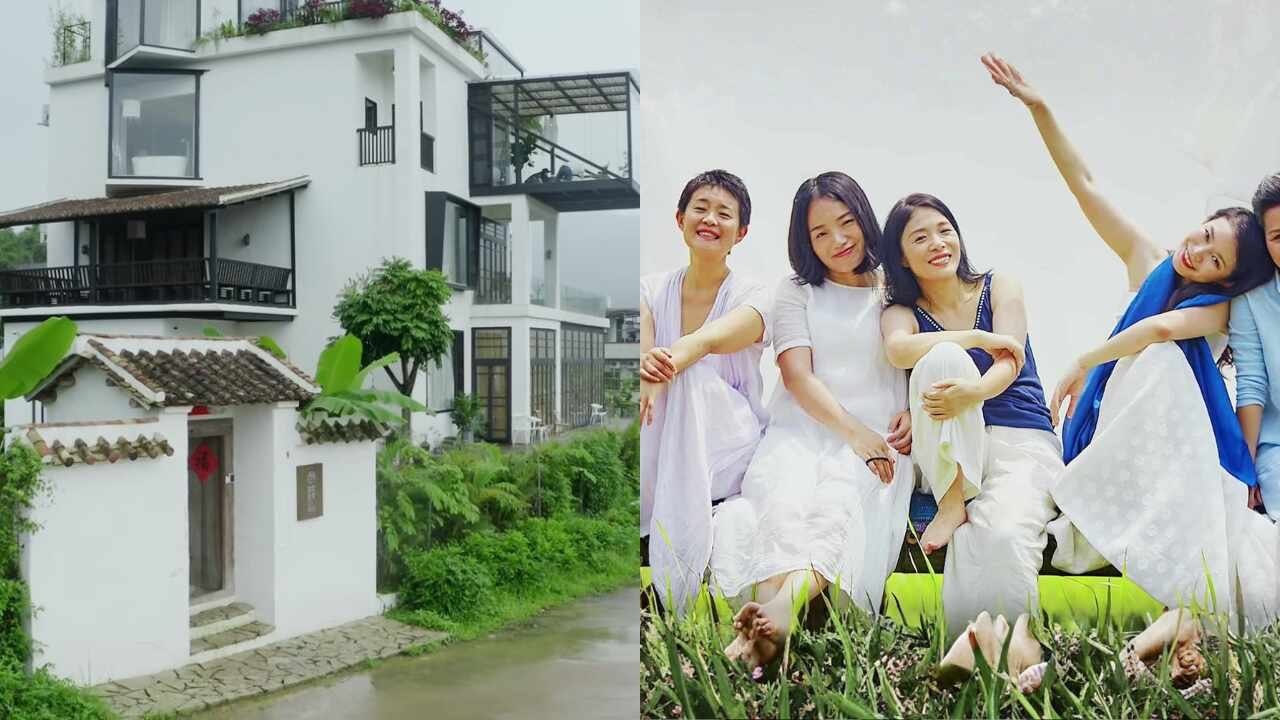 Siete amigas compran y reforman una mansión para vivir juntas al jubilarse