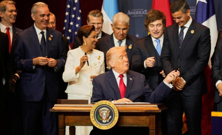 Trump anuncia coalición militar para erradicar carteles narcotraficantes en el hemisferio occidental