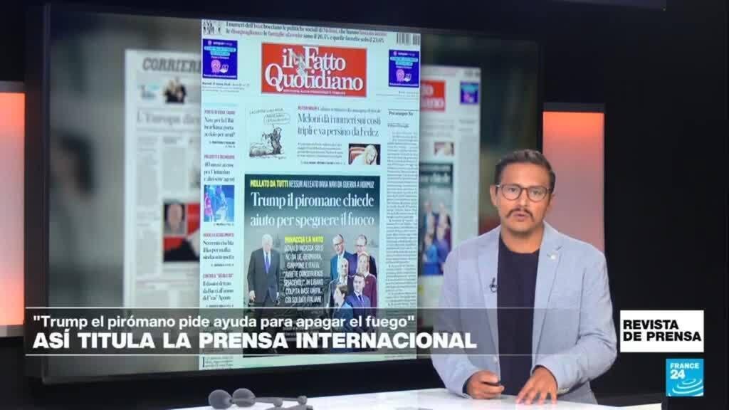 «Trump el pirómano pide ayuda para apagar el fuego»: ‘Il Fatto Quotidiano’