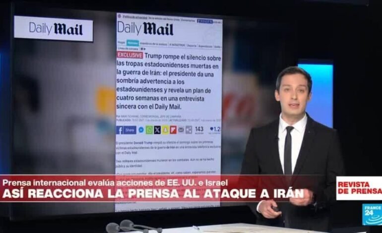 Trump en diálogo con ‘Daily Mail’: “Calculamos que serían unas cuatro semanas” de guerra con Irán