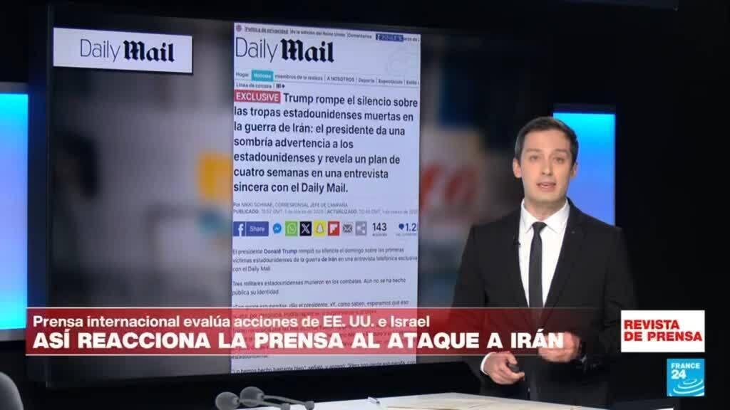 Trump en diálogo con ‘Daily Mail’: “Calculamos que serían unas cuatro semanas” de guerra con Irán