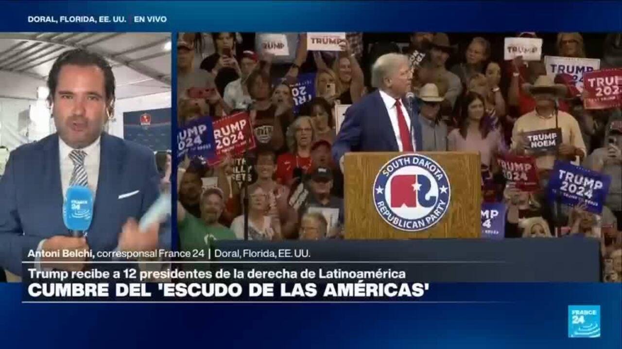 Trump recibe a 12 presidentes en la cumbre ‘Escudo para las Américas’
