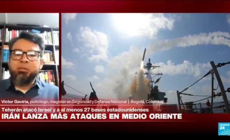 Víctor Gaviria: «Las capacidades de EE. UU. e Irán no son comparables»